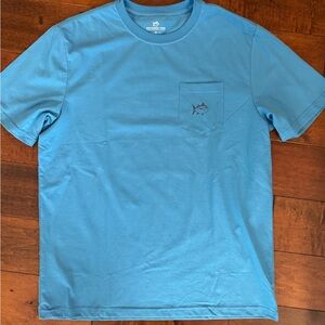Southern Tide Blue/Turquoise Short Sleeve Tee